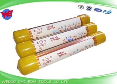 Chine Longueur en laiton simple de la haute précision 150mm de tubes du trou EDM avec 4.5mm OD à vendre