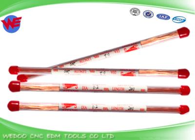 China Pequeño tubo de cobre 0,2 x 200 mmL 0,1 x 150mmL del electrodo de la tubería EDM del solo agujero en venta