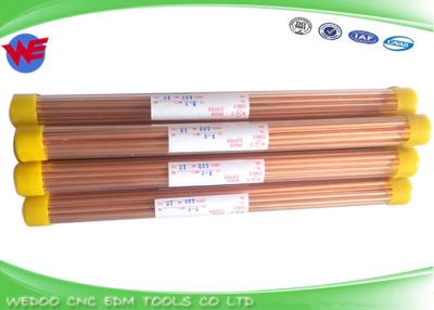 China Single Hole EDM Copper Electrode 5.0x400mmL For Small Hole EDM Drilling Machine for sale