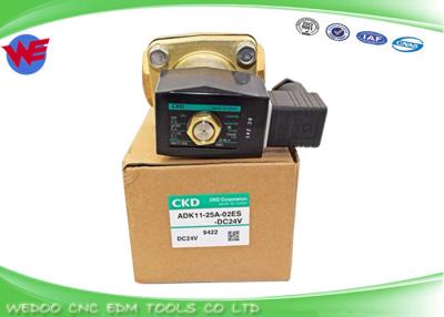 中国 CKDのソレノイドの制御弁ADK11-25A-02ES-DS24V Sodick EDMの予備品 販売のため