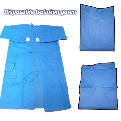 China Protective Clothing Preventing Cross Infection Disposable Isolation Gown With SMS for sale