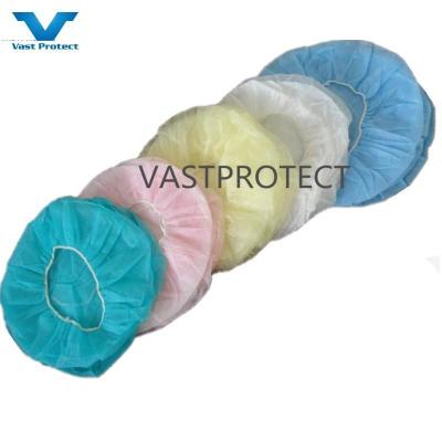 China VPT Model NO. Disposable Non Woven Nurse Bouffant Cap With ISO13485 Certification for sale