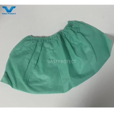China 2-30g Industrial OEM Disposable PP Durable Elastic Green Shoe Cover for sale