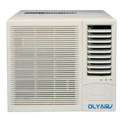 China 12000btu R32 window air conditioner remote control cool and heat support for sale
