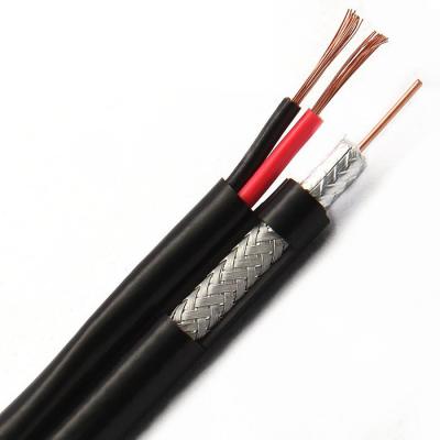 China Security Camera Wire RG6 Siamese Cable(8 Figure)  OEM Manufacturer and Exporter Coaxial with Power CCTV Cable for sale