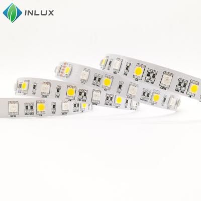 China DC 24V smd 5050 RGB+W warm white 60LEDs/m waterproof ip20 indoor flexible stripe multicolor addressable rgbw led strip light for sale