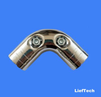 China Flexible Chrome Plated Pipe Connectors Chrome Pipe Elbow 90 Degree for sale