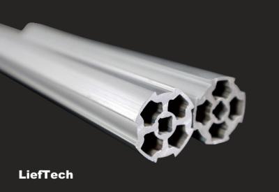 China reinforced Aluminum Lean Pipe recyclable material oxidized surface for sale
