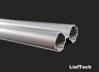 China 6063-T5 de aleación de aluminio de tubo de doble conexión fácil de ensamblar en venta
