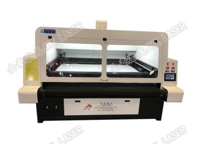 China Double Heads Automatic Cloth Cutting Machine For Dye Sublimation Swimwear for sale