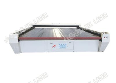 China Large size Banner Flag Laser Automatic Fabric Cutter With CCD Camera for sale
