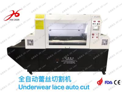 China Máquina de corte feita malha elástica de nylon do laser do laço à venda
