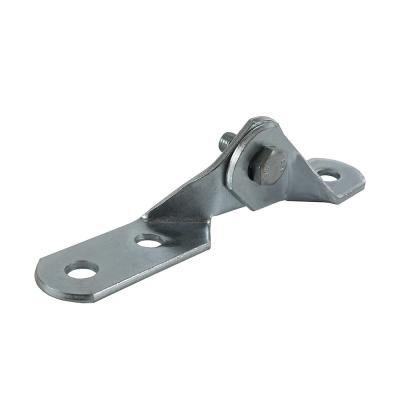 China Blue White Zinc Galvanized Anti Vibration System Clamps Steel Fastener for sale