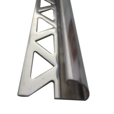 Cina Esterno in acciaio inossidabile Piastrelle di angolo Trim lucidato superficie spazzolata stile moderno metallo in vendita