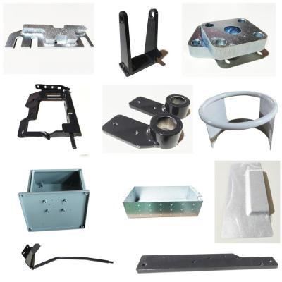 China Powder Coated Q235 Q345B Galvanized Sheet Metal Machining Parts for sale