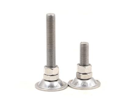 China M12x1.75 60mm Stainless Steel Adjustable Feet Threaded Glide Supporting Foot for sale
