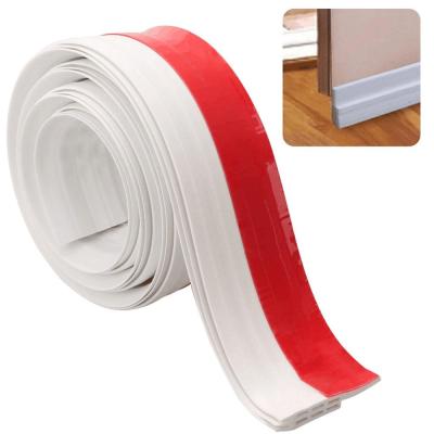 China Door Weather Strips Door Bottom Seal Clear Silicone Draft Silicone Strip For Sealing for sale
