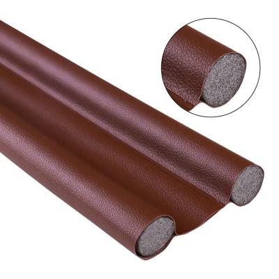 China Colored Wooden Door Sound Insulation And Collision Sealing Strips Dust Gasket Seals Against Wind D Type Foam for sale