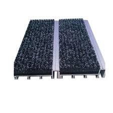 China Quick Drying 2mm To 5mm Custom Welcome Mats Outdoor Black for sale