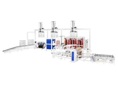 China 1000L IBC Tote Cage Welding Line IBC Cage Frame Production Line for sale