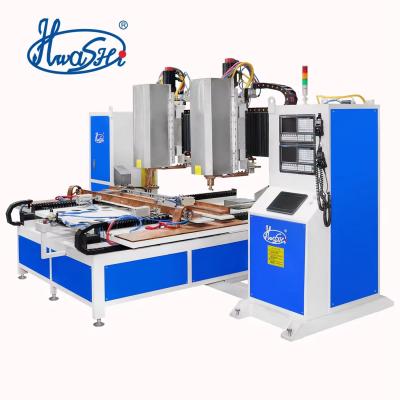 China Seven 7Axis Cnc Spot Welding Machine Double Heads Automatic Sheet Metal For Squat Rack for sale