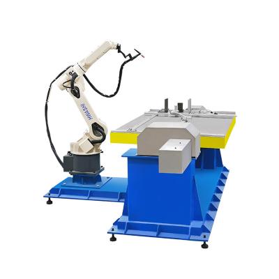 China Argon Arc Robotic Workstation Stainless Steel Electric Box Tig Welding Robot Arm Unit for sale