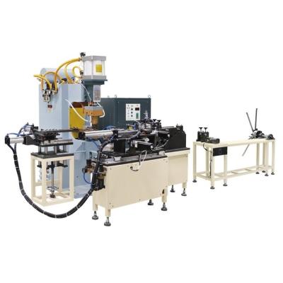 China Automatic Glass Lid Steel Belt Strip Spot Welding Machine With CNC Overlap Device for sale