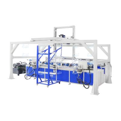 China Máquina de encogimiento de tubos de formación de tubos de curvatura automática completa para tubos de paletas de marco IBC en venta