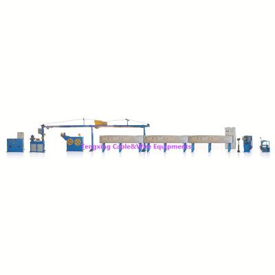 China Anti-high temperature automobile cable silicone wire extrusion production line for sale