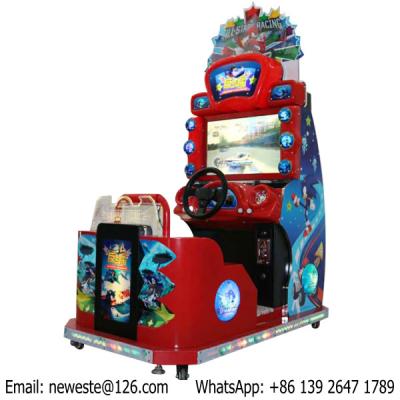China Children Kids Sonic Coin Operated Simulator Driving Car Racing Arcade Game Machine for sale