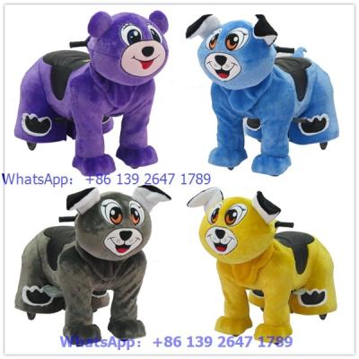 China Kids entertainment in the mall coin operated battery power zippy animal kids ride on horse for sale