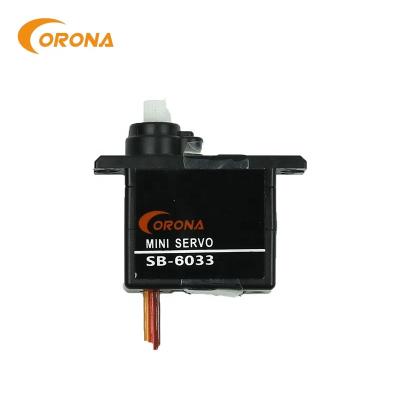 China Corona SB6033 Servo 0.10 Sec 6.2g Robot Rc Digital Servo for sale