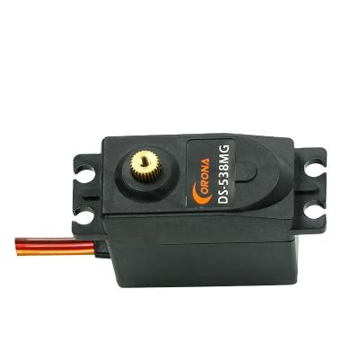 China Car Size Rc Standard Servo Motor High Torque Helicopter Car Corona DS538MG for sale
