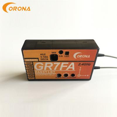 China 7ch Futaba 2.4 Ghz Fasst Receiver Rc Car Transmitter And Receiver Corona GR7FA for sale