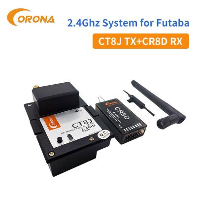 China 2.4g DSSS Receiver 8ch Rc Receiver Compatible JR Transmitter Corona CT8J CR8D Set for sale