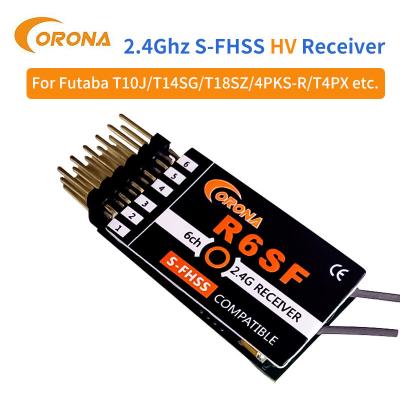 China Rc Futaba 6 Channel 2.4 Ghz Transmitter Receiver T8J T10J T14SG T18MZ T18SZ Corona R6SF for sale