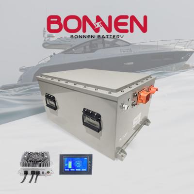 China 96V 105Ah Lithium Ion Deep Cycle Marine Battery Li Ion Boat Battery For E Boats, Tender, Yacht for sale