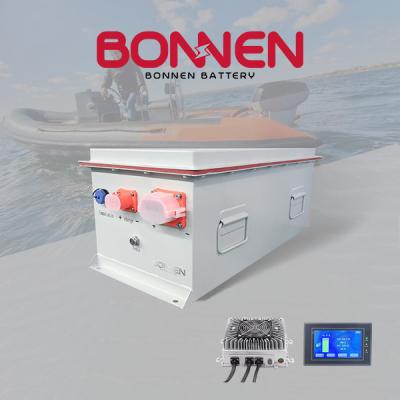 China 5.12KWH Marine Lithium Battery Lithium Ion Boat For Inflatable Boats Small Sailboats for sale