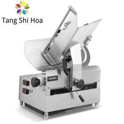 China Fleisch-Schneidmaschinenschneidemaschine Fleisch-Schneider-Maschine der Tischplatte-550W kommerzielle automatische gefrorene zu verkaufen