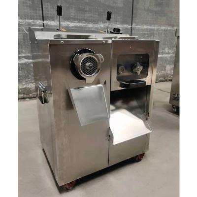 China Hotel Commercial Meat Cutter And Grinder Small Desktop Stainless Steel Mechanical Automatic Meat Mincer Machine for sale