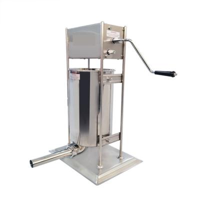 China 10L Commercial Manual Sausage Machine Vertical Stainless Steel Pork Sausage Maker Machine for sale