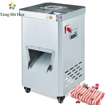 China 200KG/H Vertical Electric Meat Cutting Machine Stainless Steel Meat Slicer Machine for sale