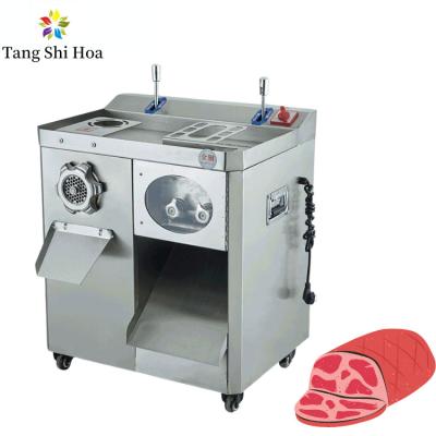 China Stainless Steel 220V Meat Cutter And Grinder For Professional Butchers And Meat Processing for sale