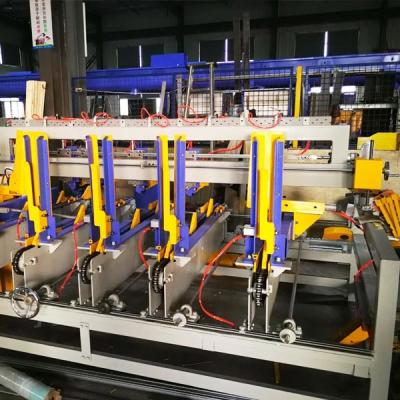 China Automatic Euro Wooden Block Pallet Legs Nailing Machine for sale