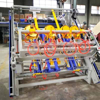 China Semi Automatic Wooden Stringer Pallet Nailing Machine for Pallets for sale