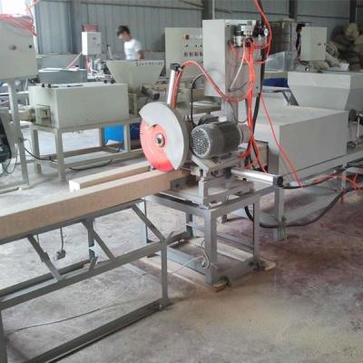 China Double Head Compressed European Sawdust Pallet Block Machine for sale