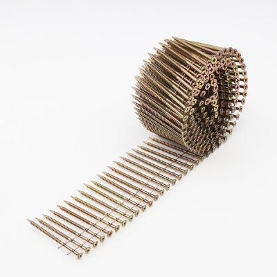 中国 2.1 - 4.3 Mmの鋼鉄空気の釘銃木製パレット コイルの釘 販売のため