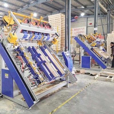 China Automatic Storti Block Pallet Production Line Nailer Machine for sale