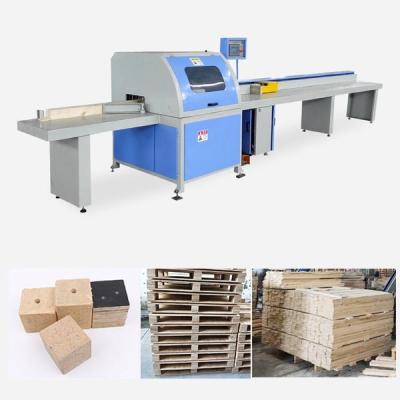 China Wood Pallet Board And Block Sawing Machine for sale