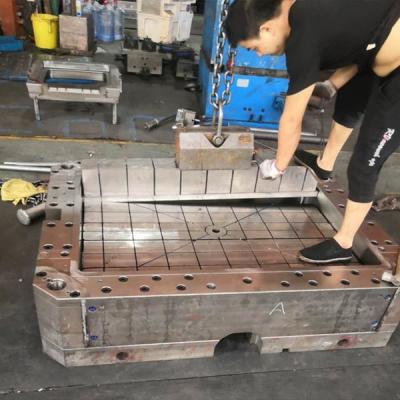 China PVC Bamboo Wooden Pallet Plastic Pallet Press Molding Machine for sale